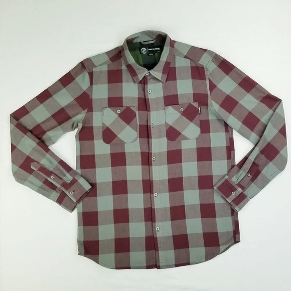 Primitive Apparel Pocket Logo Tag Men's Flannel M - Picture 1 of 8